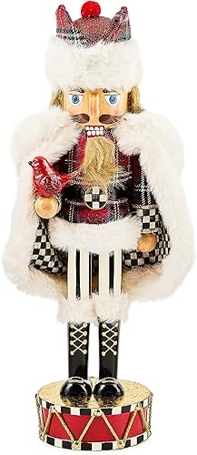 Miniatura 49 de MACKENZIE-CHILDS Figura decorativa de cascanueces, cascanueces de madera decoración del hogar de Navidad, Highland