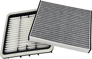 17801-50030 & 87139-50030 Engine Air Filter And Carbon Cabin Filter Set Fits Compatible with Lexus LEXUS LS430 LS 430 2001 2002 2003 2004 2005 2006 4.3L V8 4293CC 4.3 L V 8 Base Sedan 4-Door