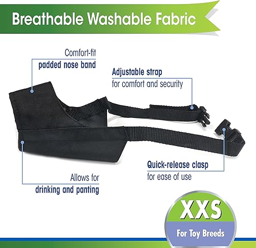 Miniatura 2 de Four Paws Walk-About - Bozal para perro de ajuste rápido, 0-XXS