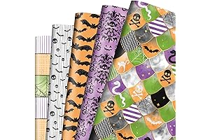 Dtiafu Halloween Wrapping Paper for Kids - Unleash Their Festive Spirit