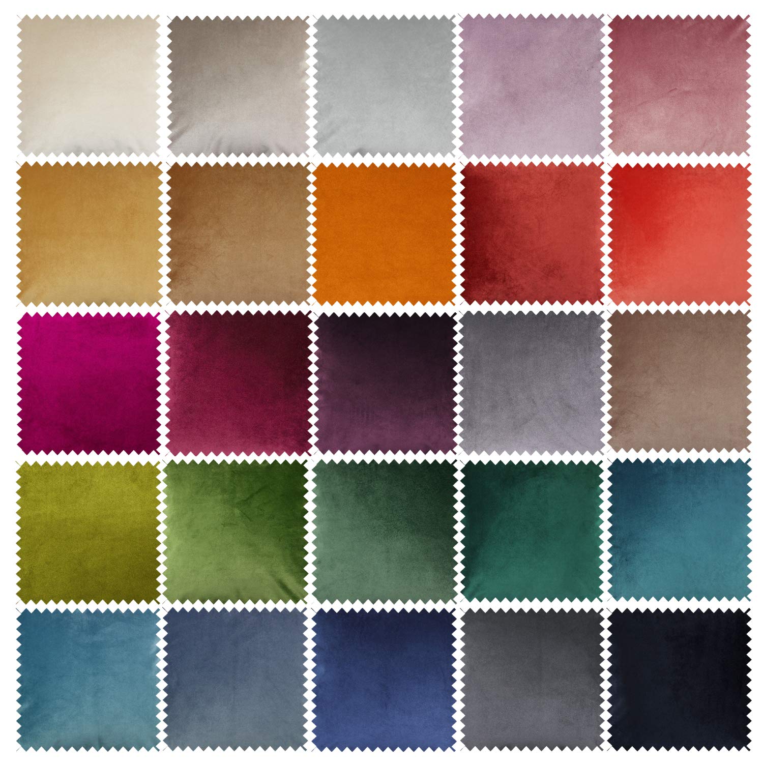 McAlister Textiles Cuscino e Copricuscino, Velluto Opaco, Velluto, Moss Green, 60 cm x 40 cm