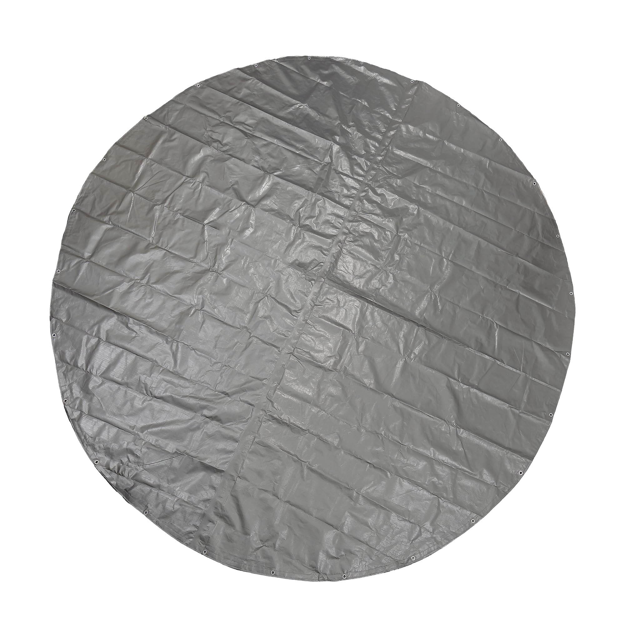 GUARD SHIELD Round Tarp Waterproof Heavy Duty Silver/Black 16 Feet Cover Outdoor Inflatable Pool Ground Cloth Tarps for Under Pool — image 1