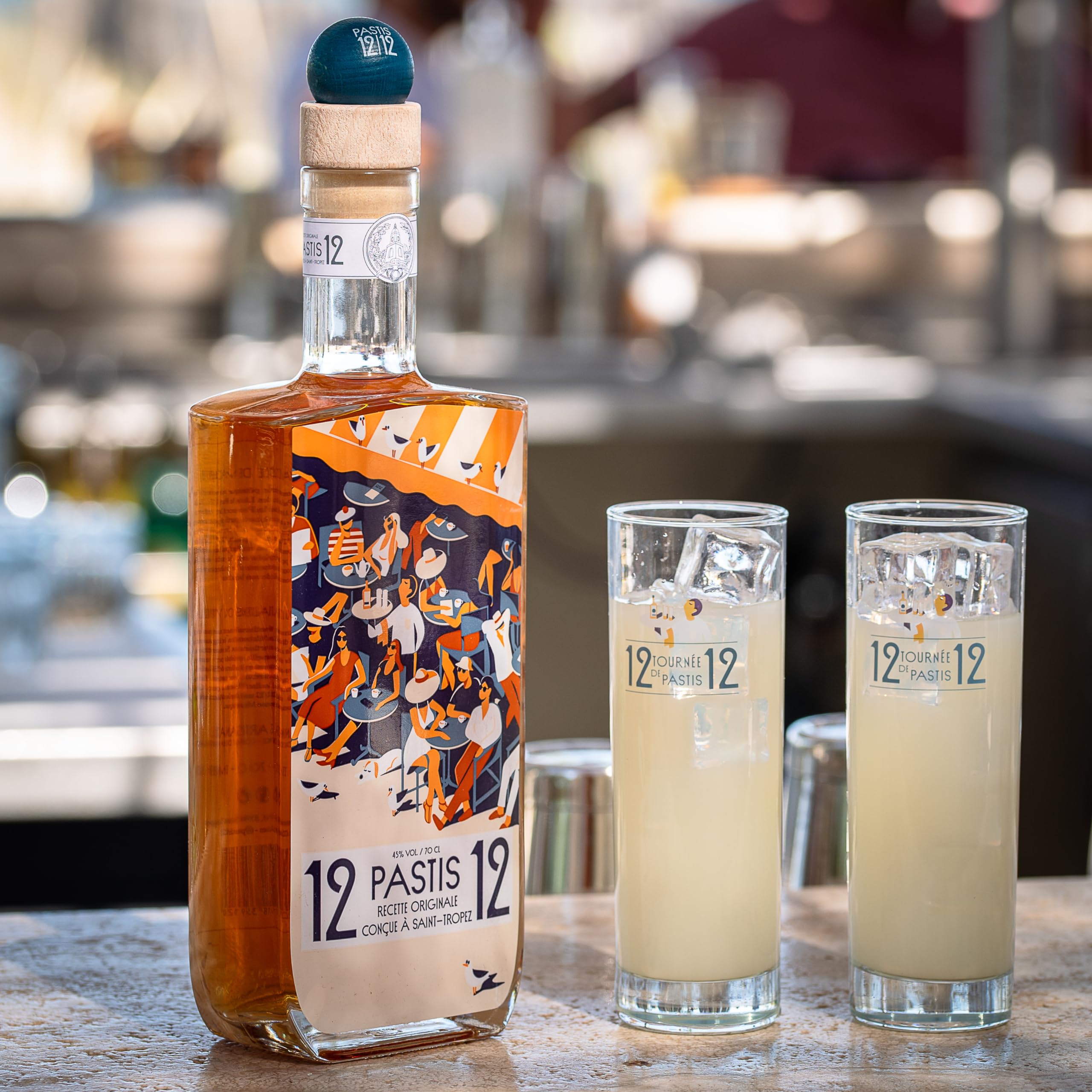 Pastis 12/12 édition Terrasse 45° 70cl
