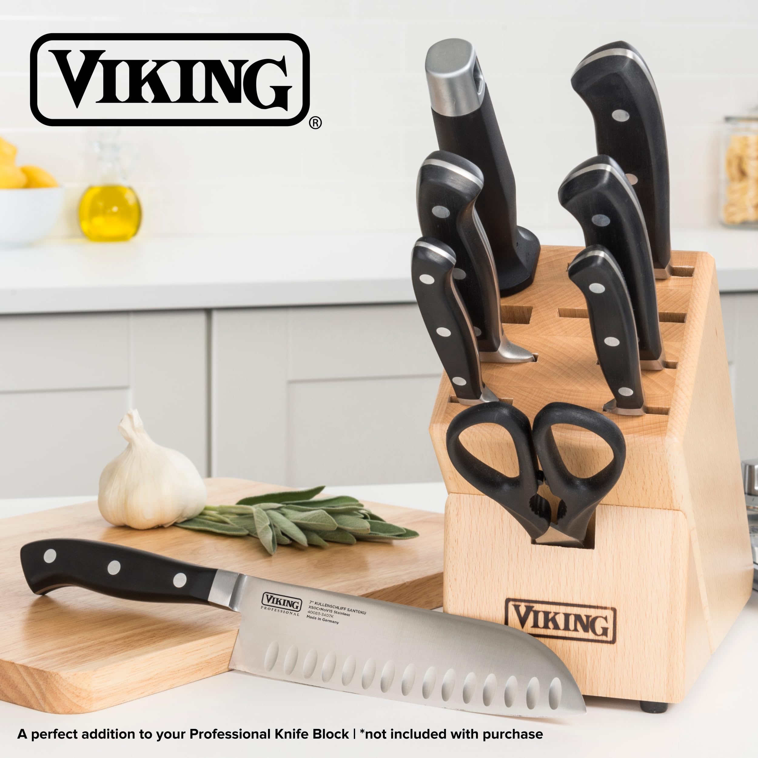 Amazon.com: Viking 2-Piece Meat Carving Knife and Fork Set, 8 Inch