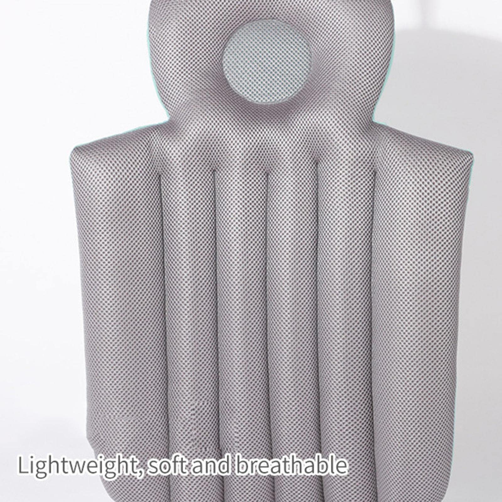 Fenteer Ganzkörper-Badekissen, Badewannenkissen, Spa-Badewannenkissen, ergonomisches Kissen für Kopf, Nacken, Schultern, Rückenstütze, Badezubehör, weich & schnell trocknend - Bule 2