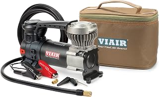 VIAIR 88P - 00088 Portable Compressor Kit with Alligator Clamps, Tire Inflator, Tire Air Pump, 12V, 120 PSI, for Up to 33 Inch Tires