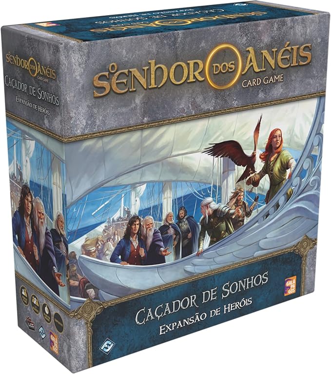 Galápagos, O Senhor dos Anéis: Card Game - Caçador de Sonhos (Expansão de Heróis), Jogo deCartasCooperativo, 1 a 4 jogadores, 30 a 120 min