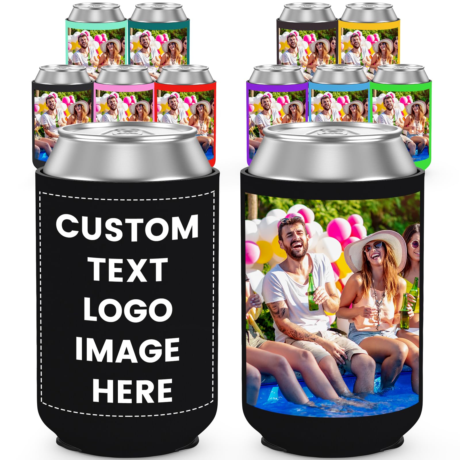 Custom Can Coolers 500pcs Insulated Can Cooler Sleeves