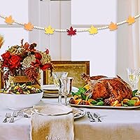 Vista 18 de Gistome Halloween Hanging Decorations Indoor - Felt Bat Wooden Beads Garland