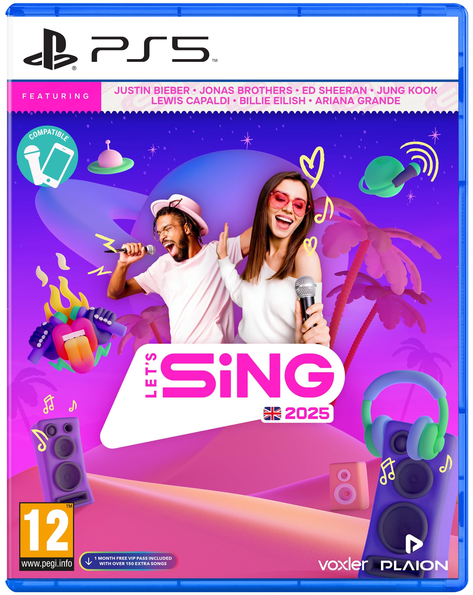 Let's Sing 2025 Solus - UK Edition (Playstation 5)