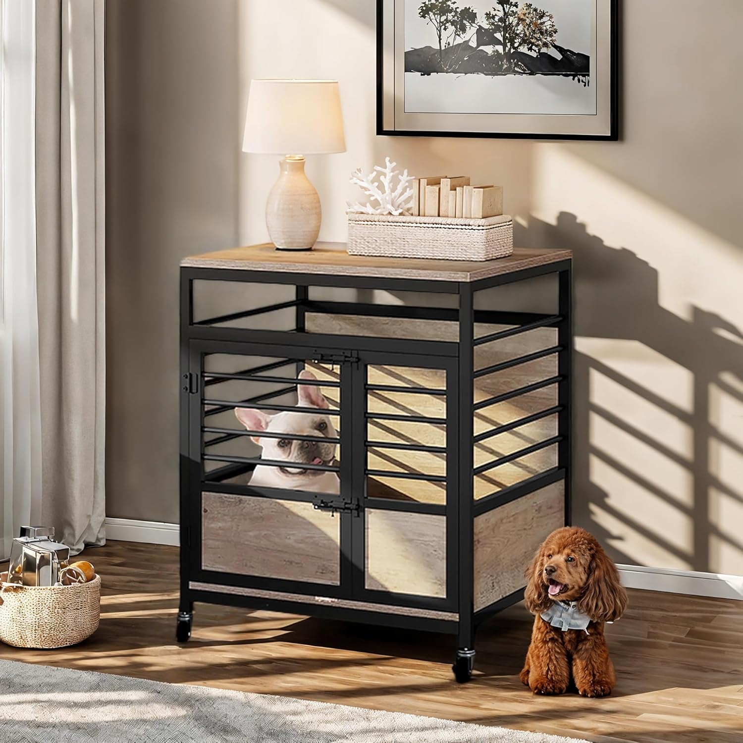 Stylish & Functional: YITAHOME 24" Dog Crate Furniture Review