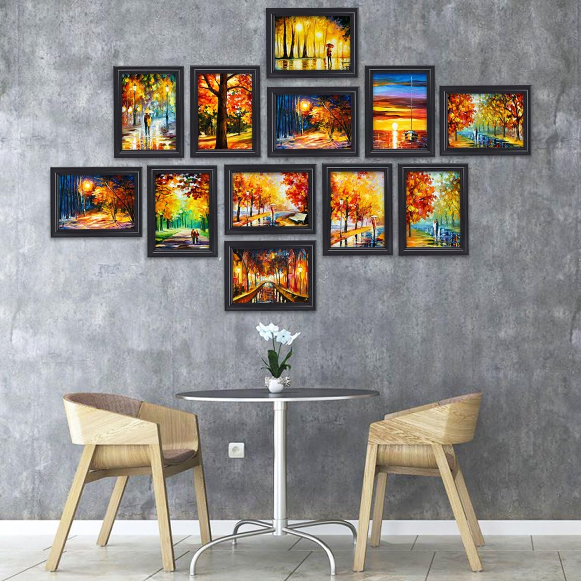 12 Pack 4x6 Picture Frame Wall and Tabletop Photo Frames