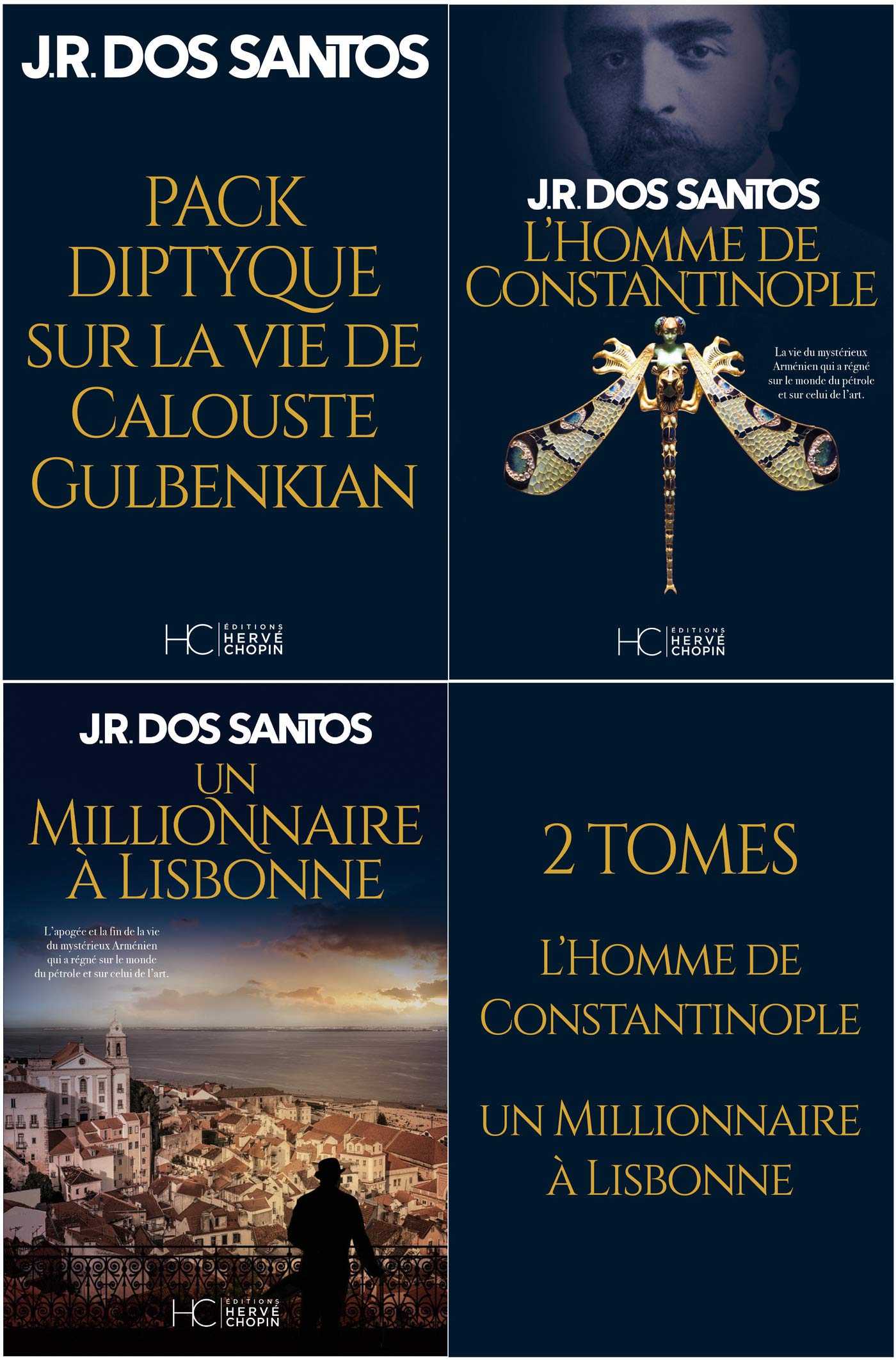 Pack JR Dos Santos - Diptyque Gulbenkian 2 tomes