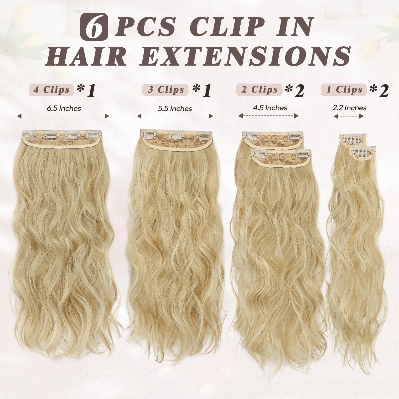 BARSDAR Clip in Hair Extensions - Image 2