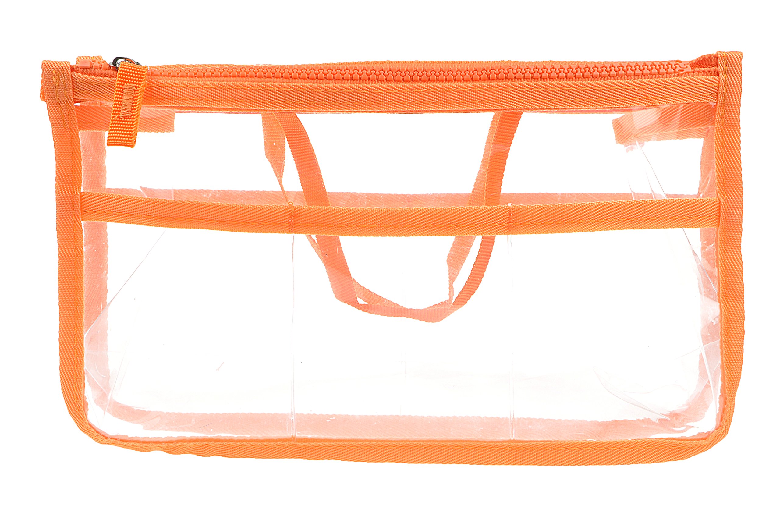 VercordVercord Translucent Purse Handbag for Women - Medium, Orange