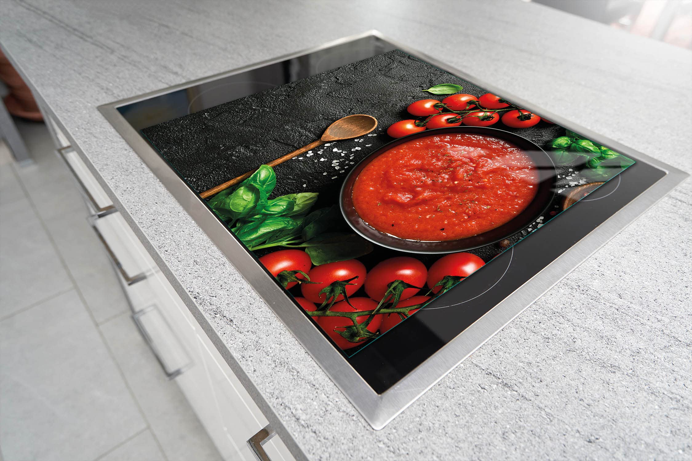 Planche à découper en verre 52 x 40 cm