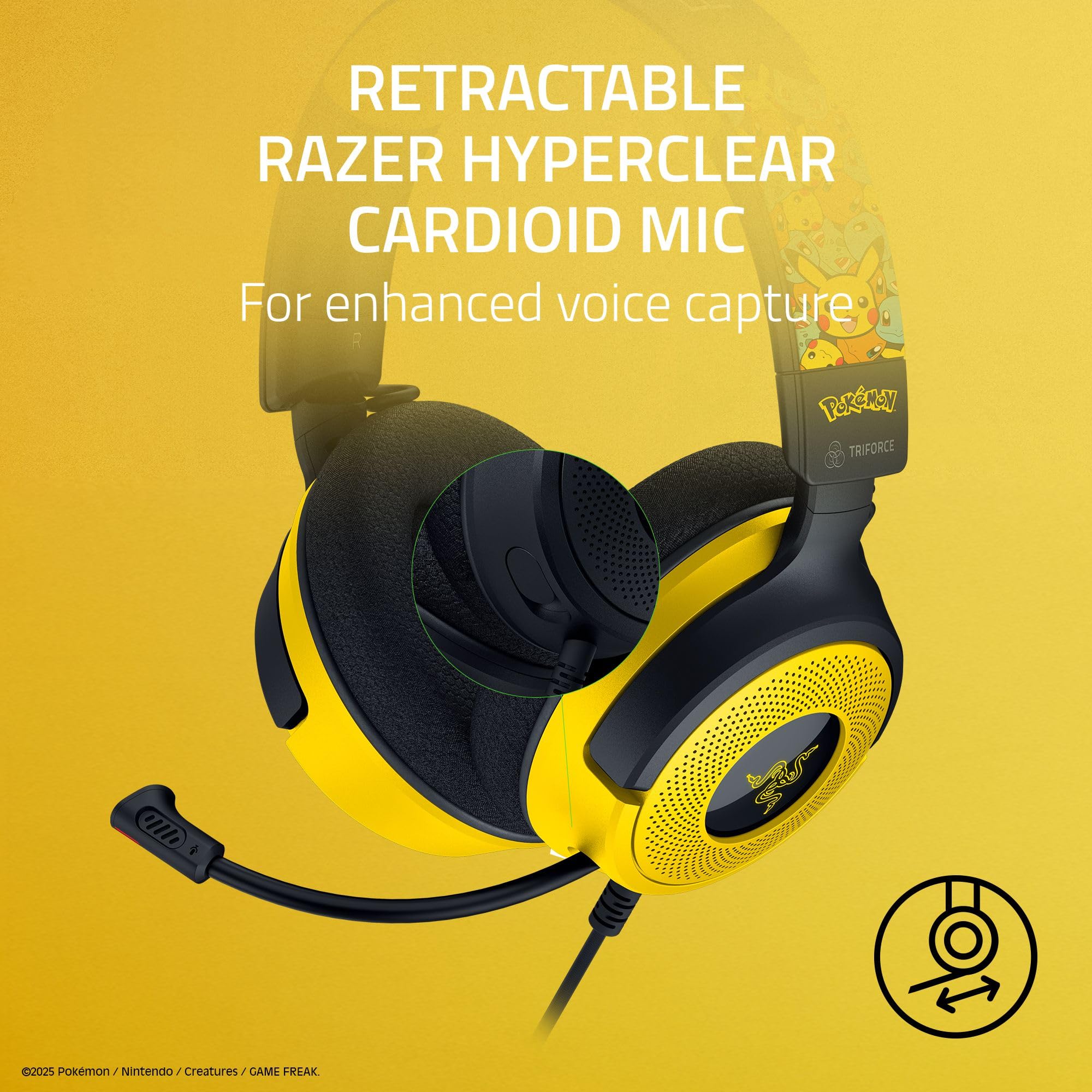 Amazon.co.jp: Razer Kraken V4 X ポケモンエディション - 有線USB