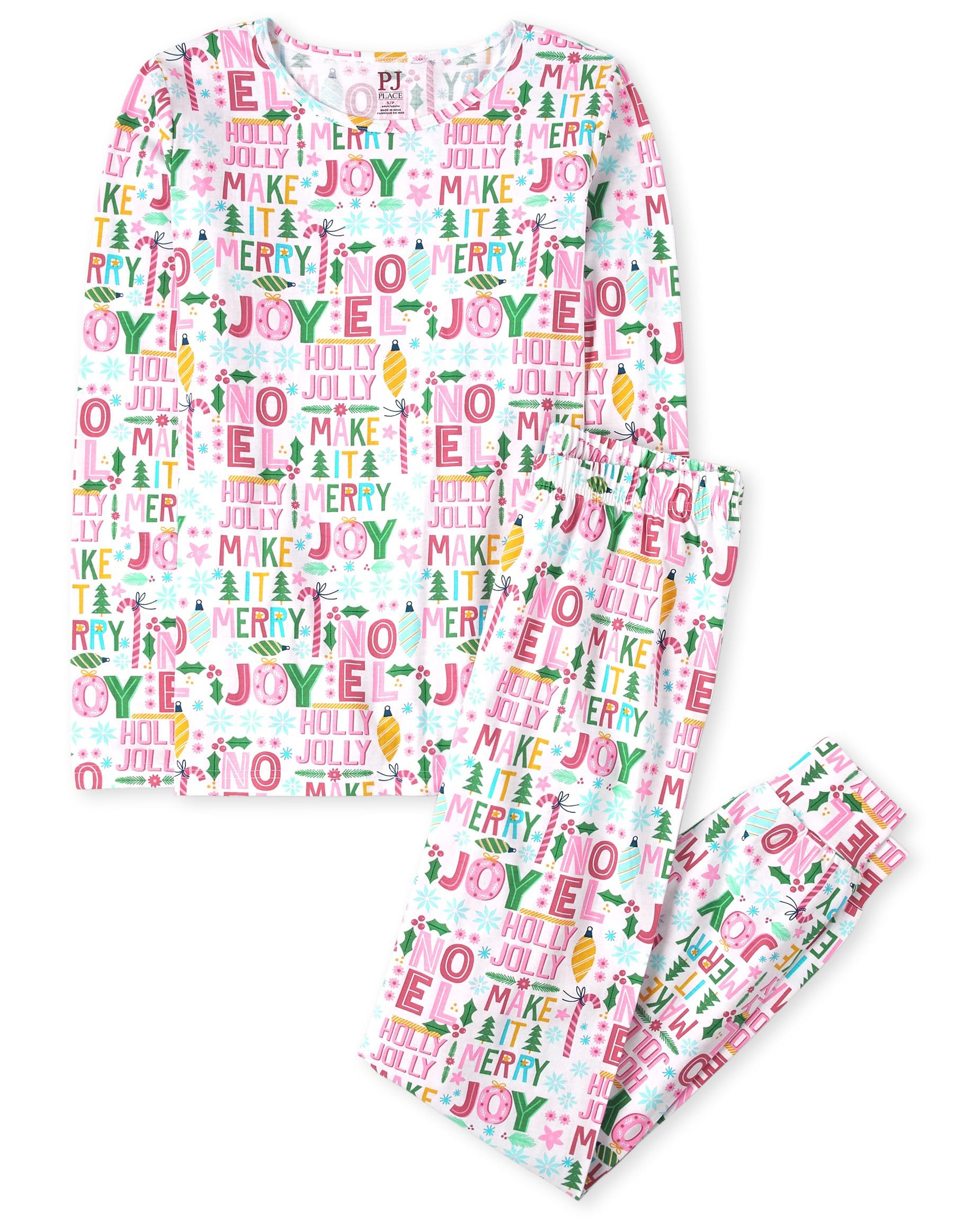 The Children's Place Familien-Schlafanzug-Set, Weihnachts- und Feiertags-Design, Baumwolle, XLarge (Adult)