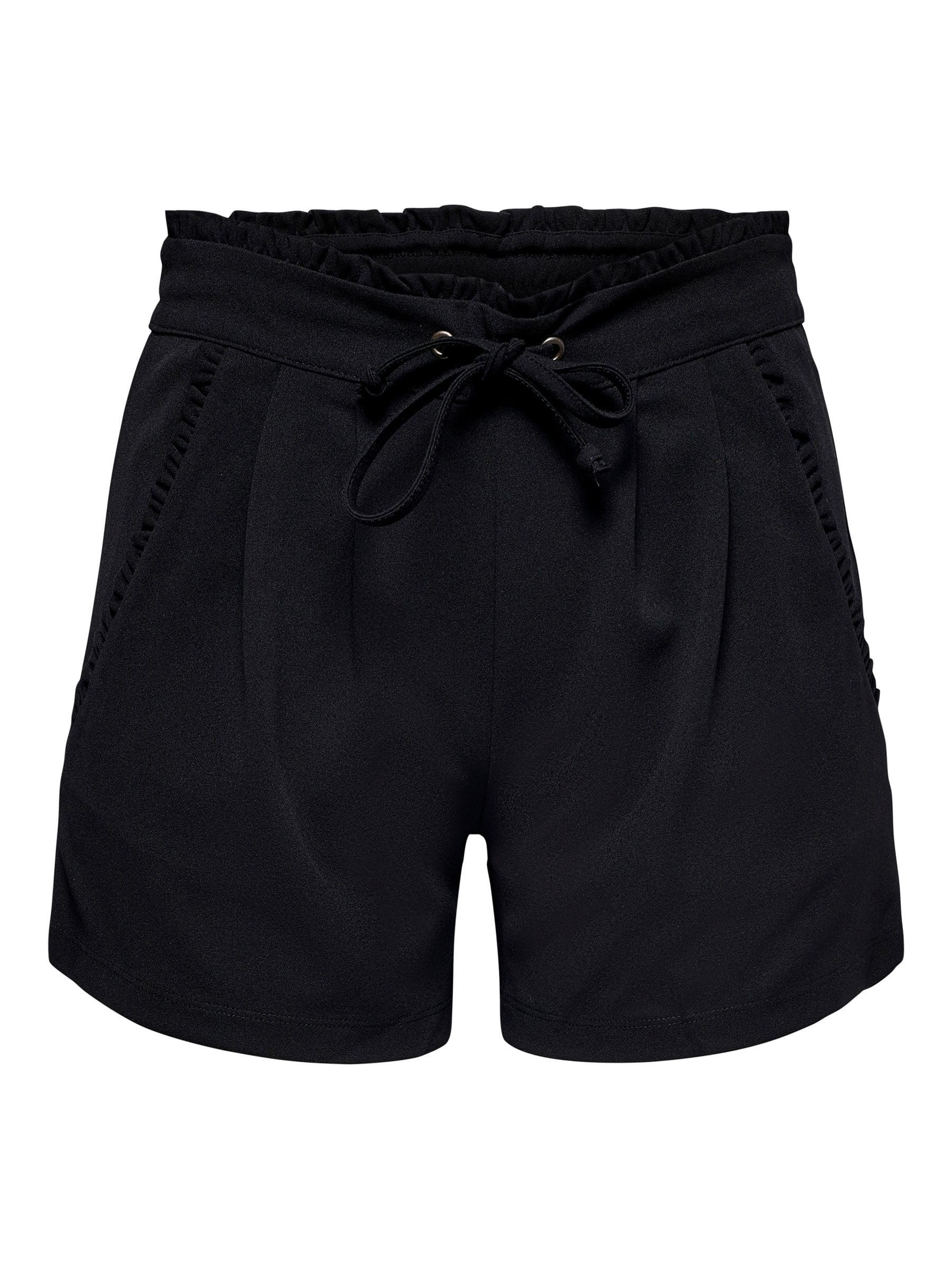 Jacqueline de Yong NOS Women's Jdynew Catia Shorts JRS Noos Shorts Not Applicable, Black, L