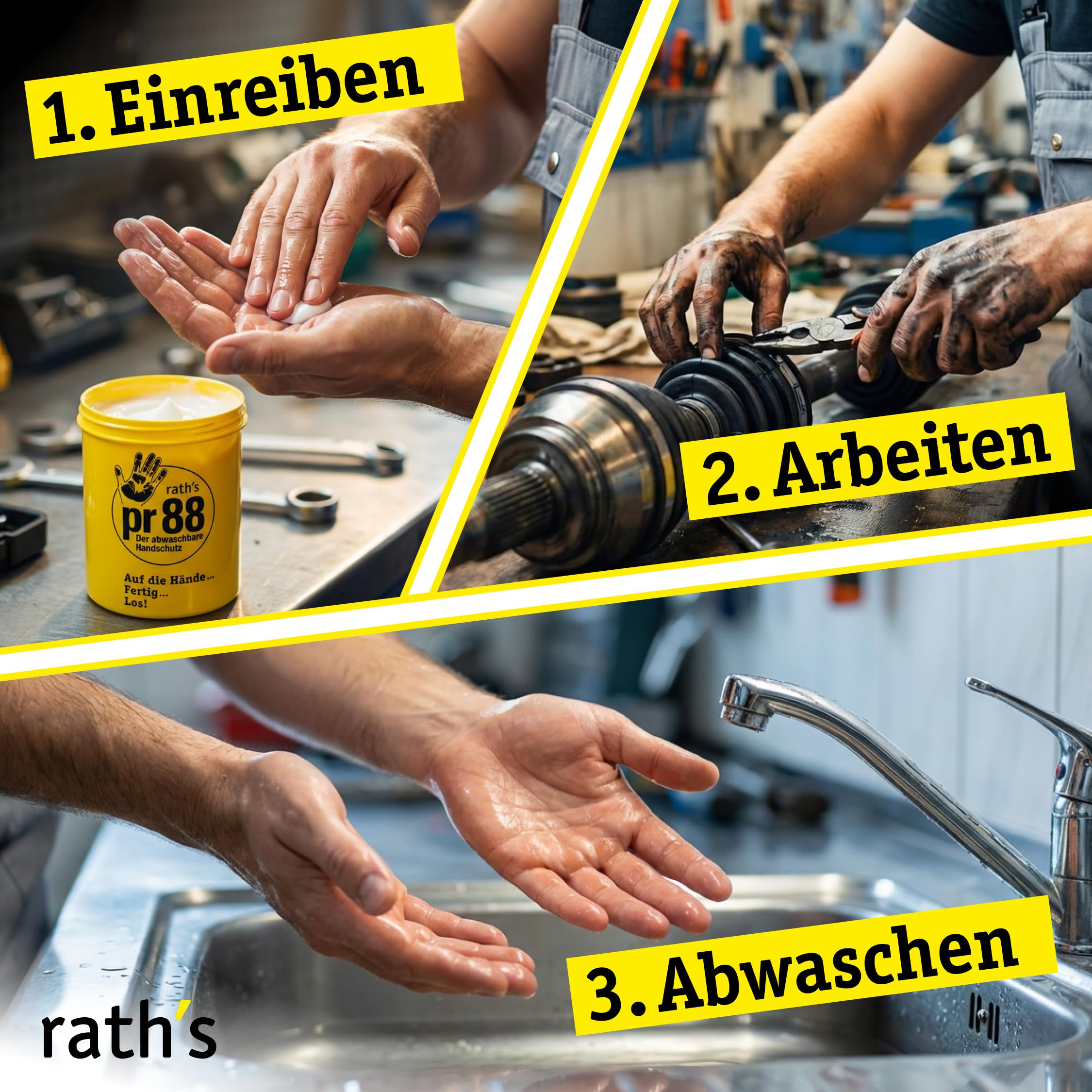 Pasta do zabezpieczenia rąk niewidzialna rękawiczka pr88 puszka 1L RATH