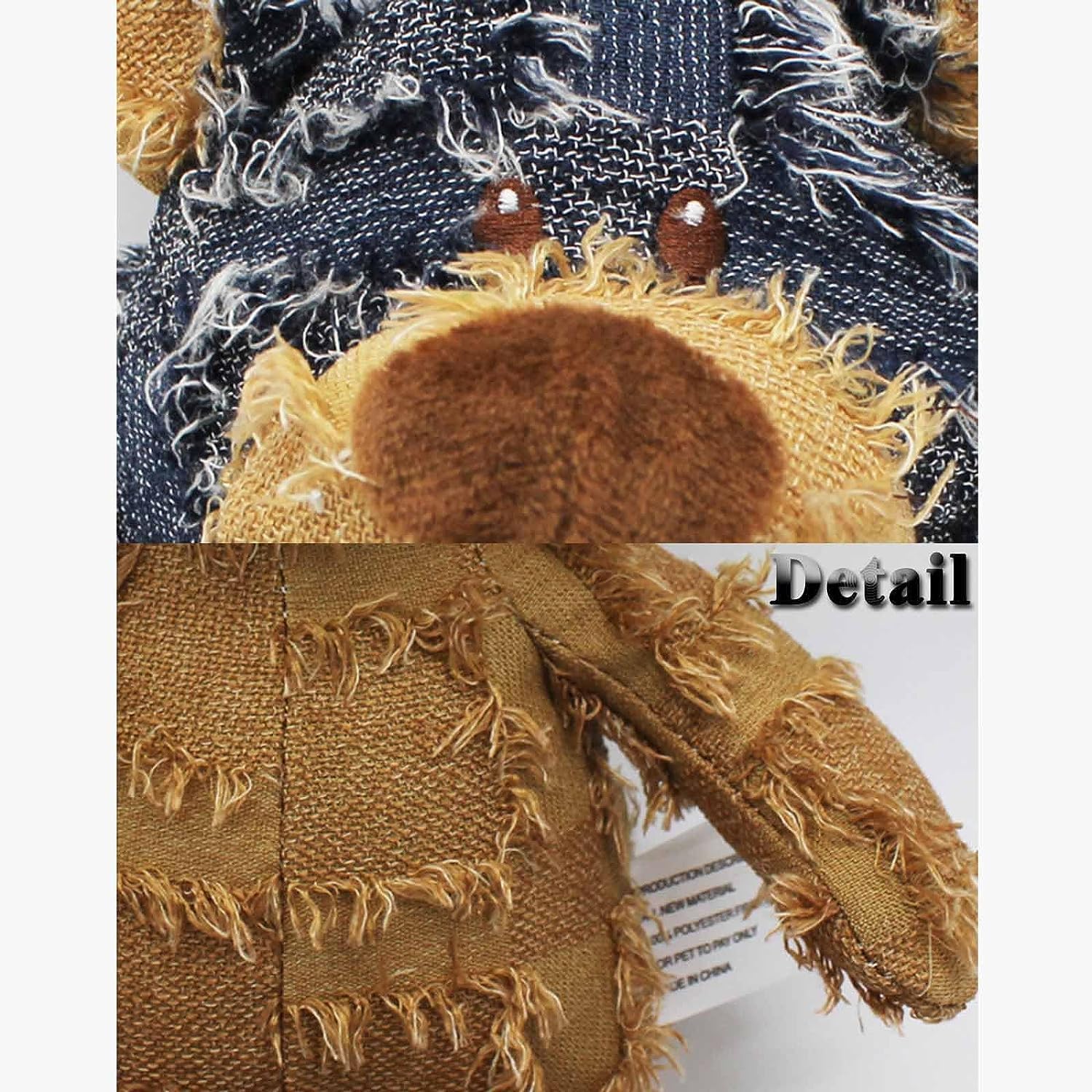 Orso Di Peluche Interattivo Per Cani – Giocattolo Morbido Da Masticare Con Squeaker Delicato, Ideale Per Cani Piccoli E Medi, Masticatori Leggeri, Coccole E Gioco
