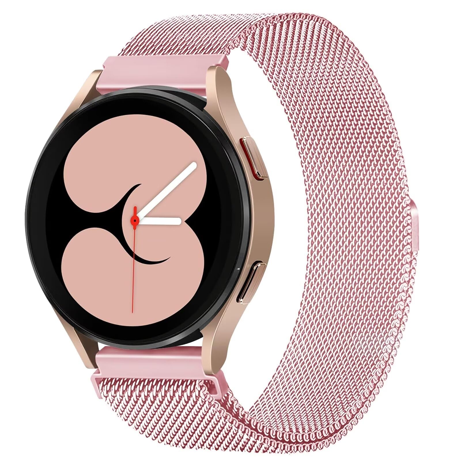 VEMIGON Stainless Steel Magnetic Strap Compatible with Samsung Galaxy Watch 7/6/5/4 40mm 44mm/ Watch5 pro 45mm/ Watch 3 41mm/ Classic 6 47mm 43mm/ Classic 4 46mm 42mm, 20mm Metal Replacement Band