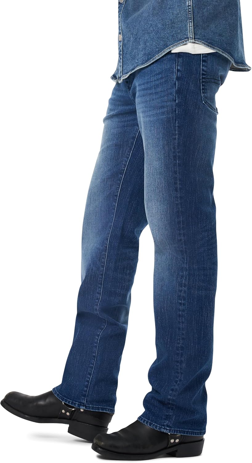 Buffalo David Bitton Mens Relaxed Straight Leg Driven Jean with Stretch Fabric