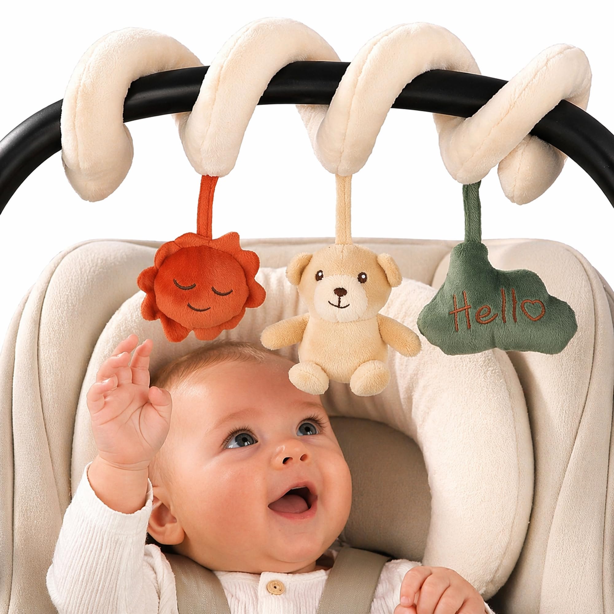 Spirale d'Activité Bébé - Baby NEA - Jouet Poussette, Lit & Siège Auto