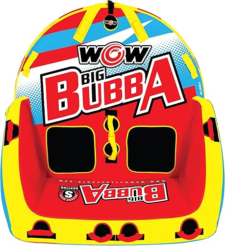 Miniatura 5 de Wow Sports Big Bubba - Tubo remolcable inflable para 1 o 2 personas