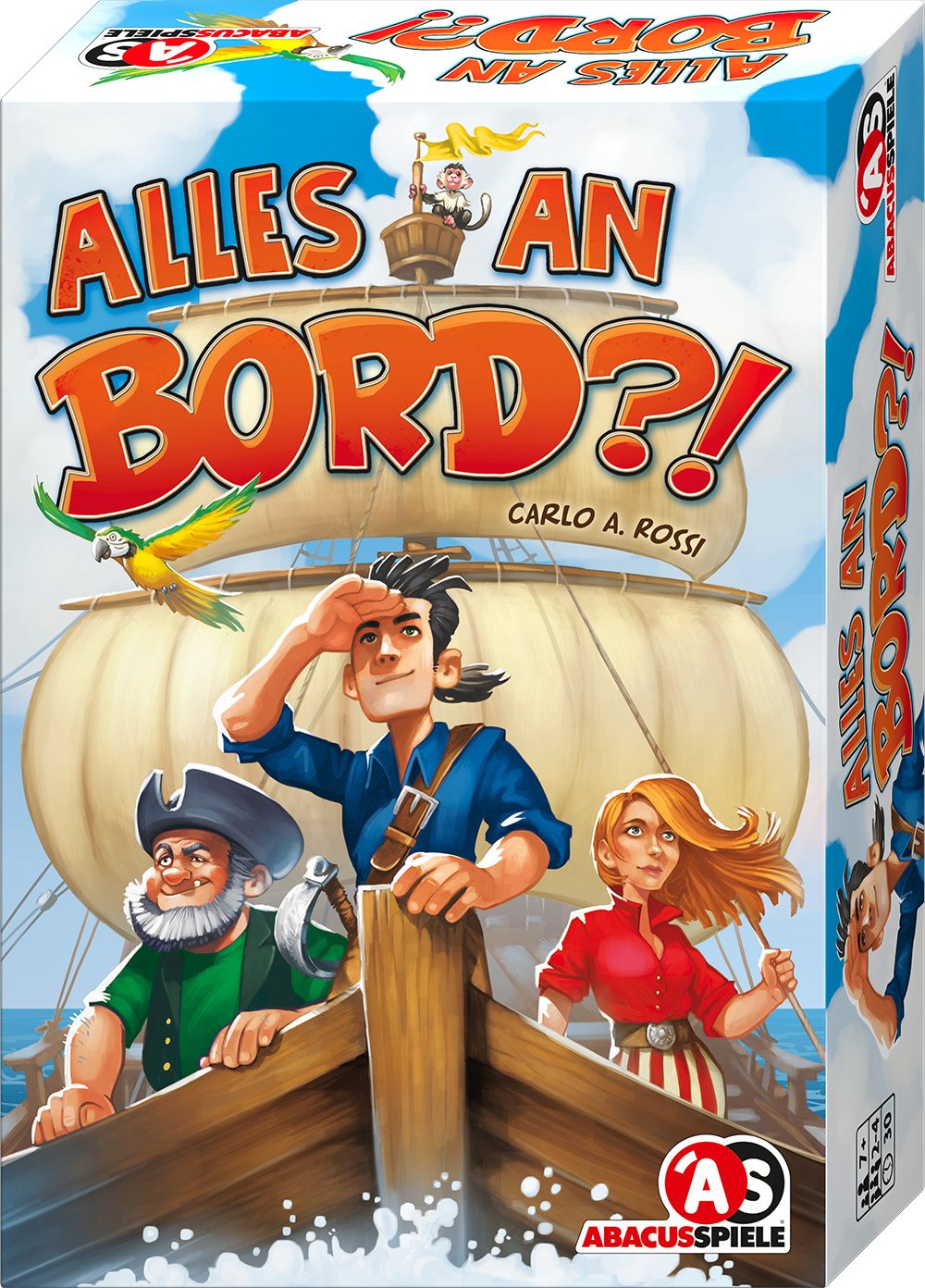 ABACUSSPIELE- Decktective stratégie, Jeu de Cartes, 38222, Blanc