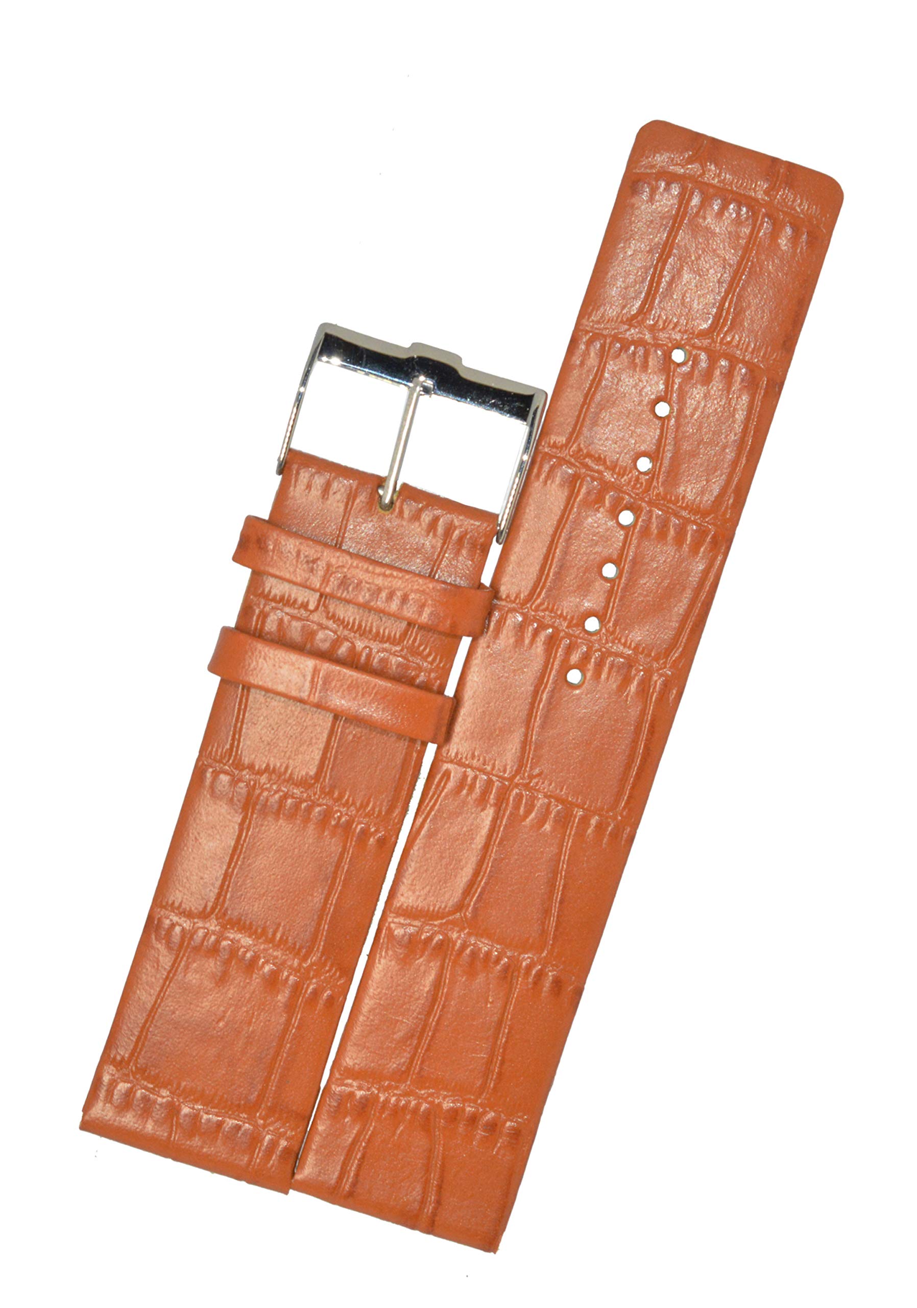 SURU® 18MM Slim Square Tip with Rounded Angles Leather Watch Strap / Watch Band (Width- 18mm /Colour- Tan) R40 (B08ZKPZ6W2) Amazon Price History, Amazon Price Tracker