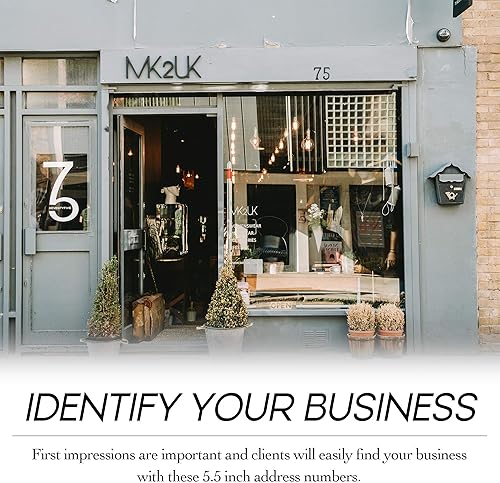 Miniatura 6 de NACH JS-CN6-4 Números de casa, hierro fundido romano