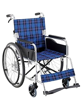 自走用車椅子 チェック柄【A-89】 自走用車椅子 チェック柄【A-89】 自走用車椅子 チェック柄【A