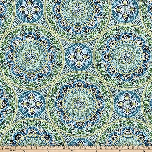 Miniatura 4 de Pillow Perfect Delancey Lagoon - Cojines cuadrados para asiento esquinero para exterioresinteriores, 20 x 20 pulgadas, color azul, 2 unidades