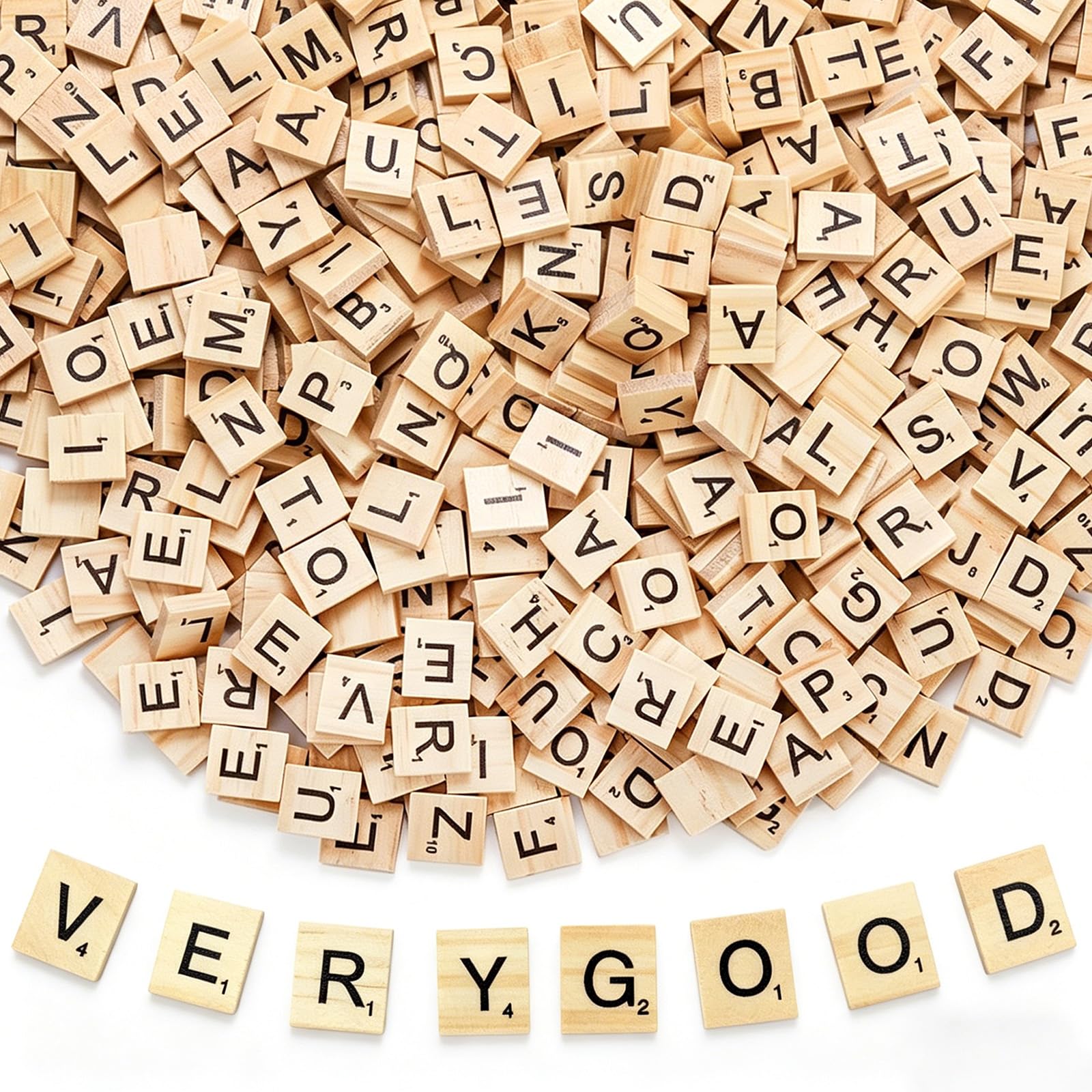 Lettres de Scrabble en bois pour animer vos soirées jeux de société et ateliers DIY en famille
