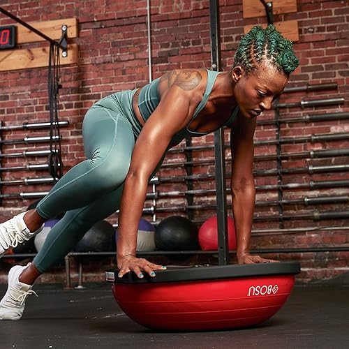 Miniatura 6 de Bosu Pro Multi Functional Home Gym Full Body Balance Strength Trainer Ball Equipment with Guided Workouts and Pump