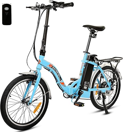 ECOTRIC Step-Through-2 Bicicleta eléctrica plegable de 20 pulgadas, potente motor de 350 W, 36 V12.5 AH, batería de litio extraíble, marco de