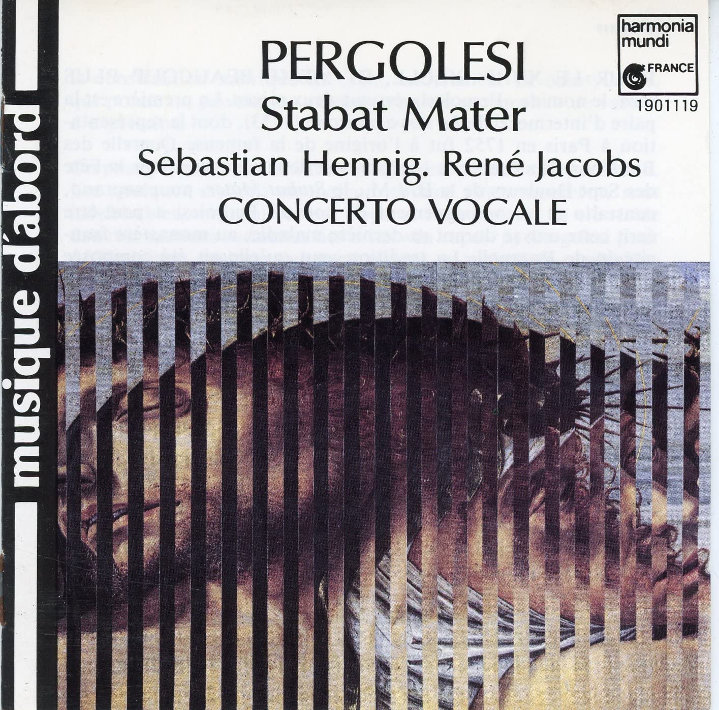 Stabat Mater [Audio CD] Pergolesi; Hennig and Jacobs