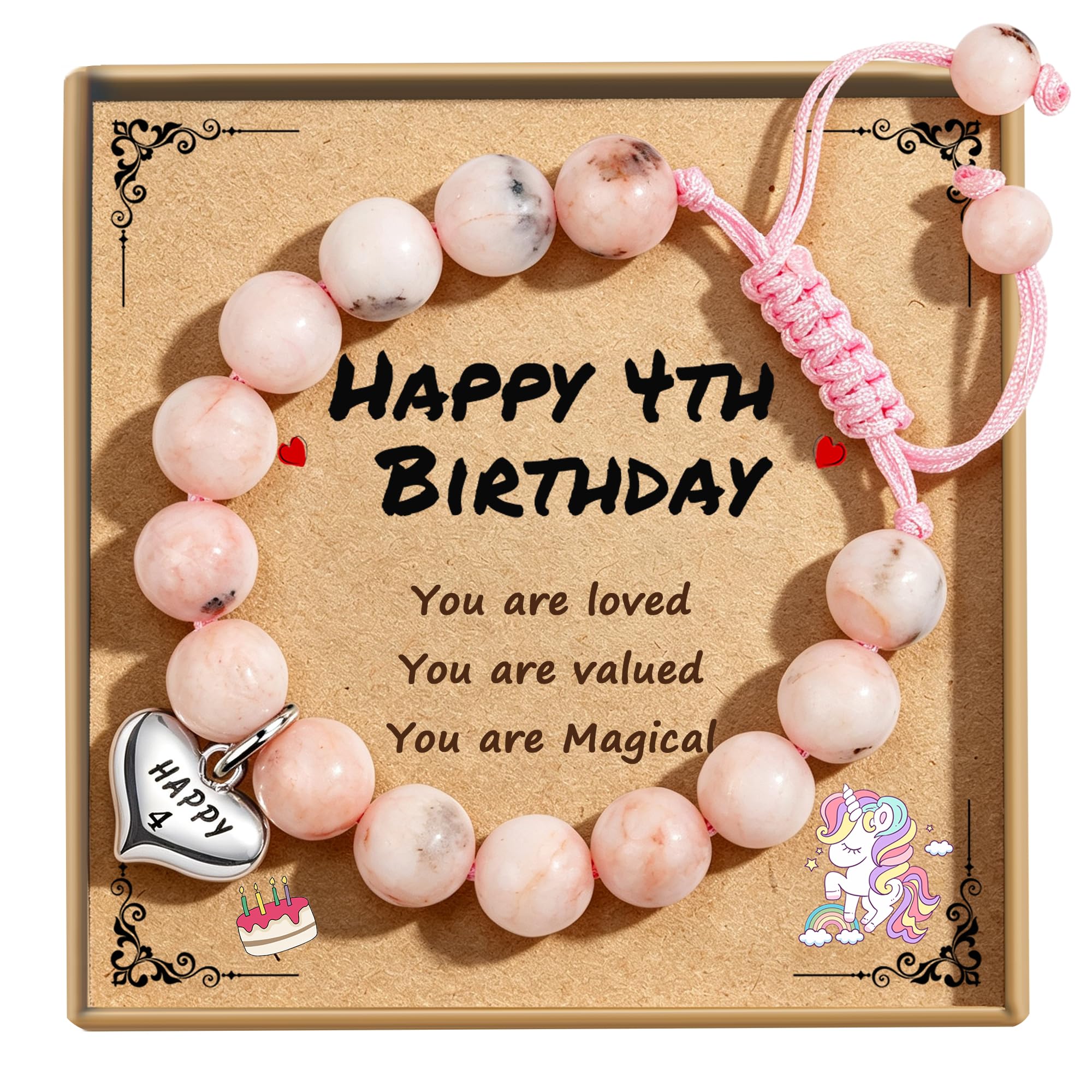 Sereney Birthday Gifts for Girls, 1-16 Year Old Girl Birthday Bracelet Gift