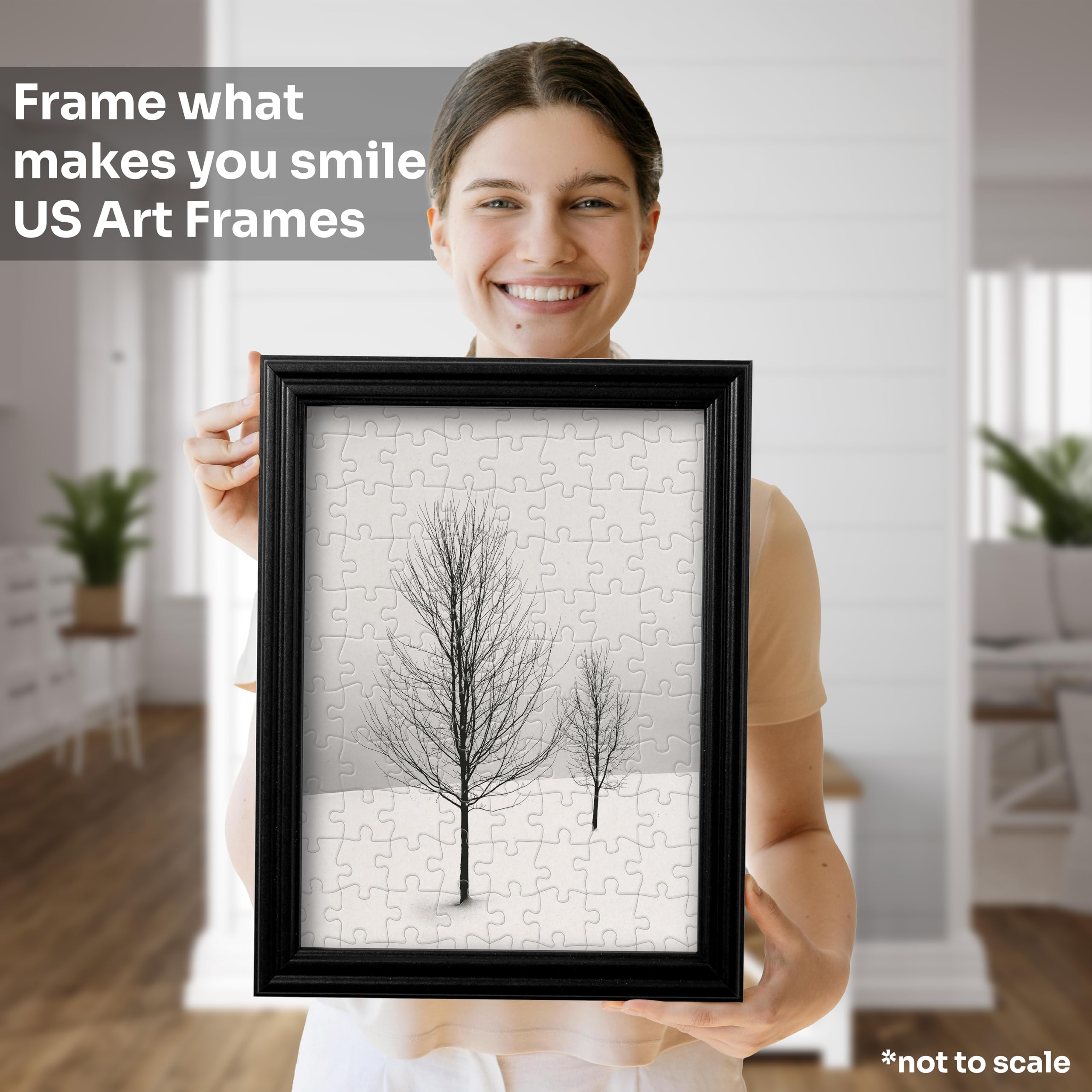 Amazon.com - US Art Black 19.75x29.5 Puzzle Frame .75