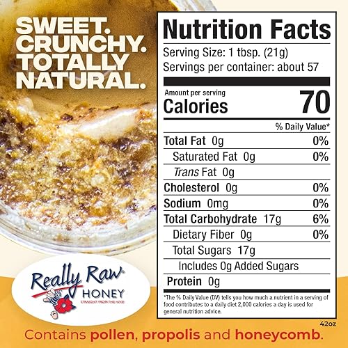 Miniatura 2 de Really Raw Honey Energy Snack, sin colar, 42 onzas