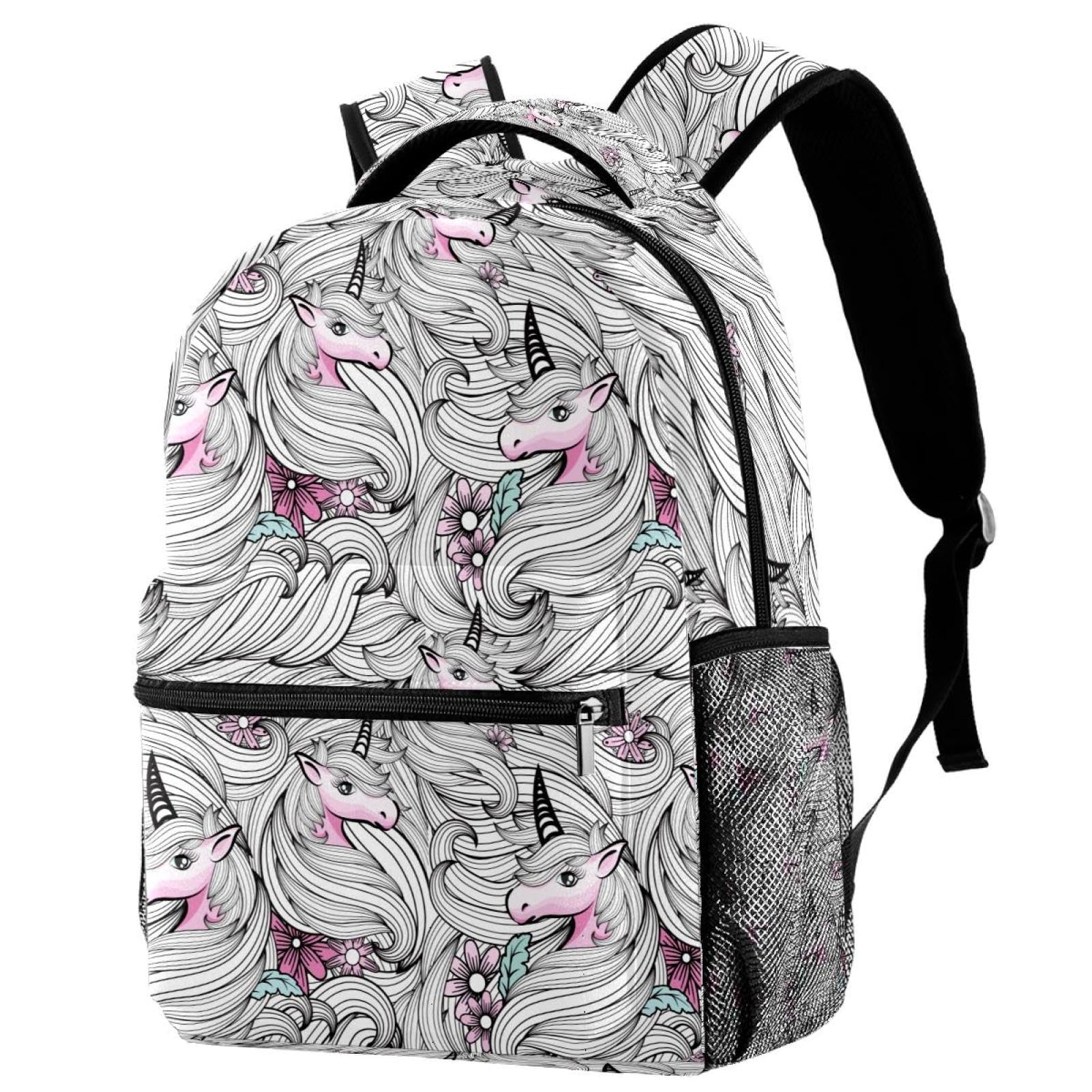 Sac à dos d'école licorne robuste pour éviter le mal de dos ado - 7