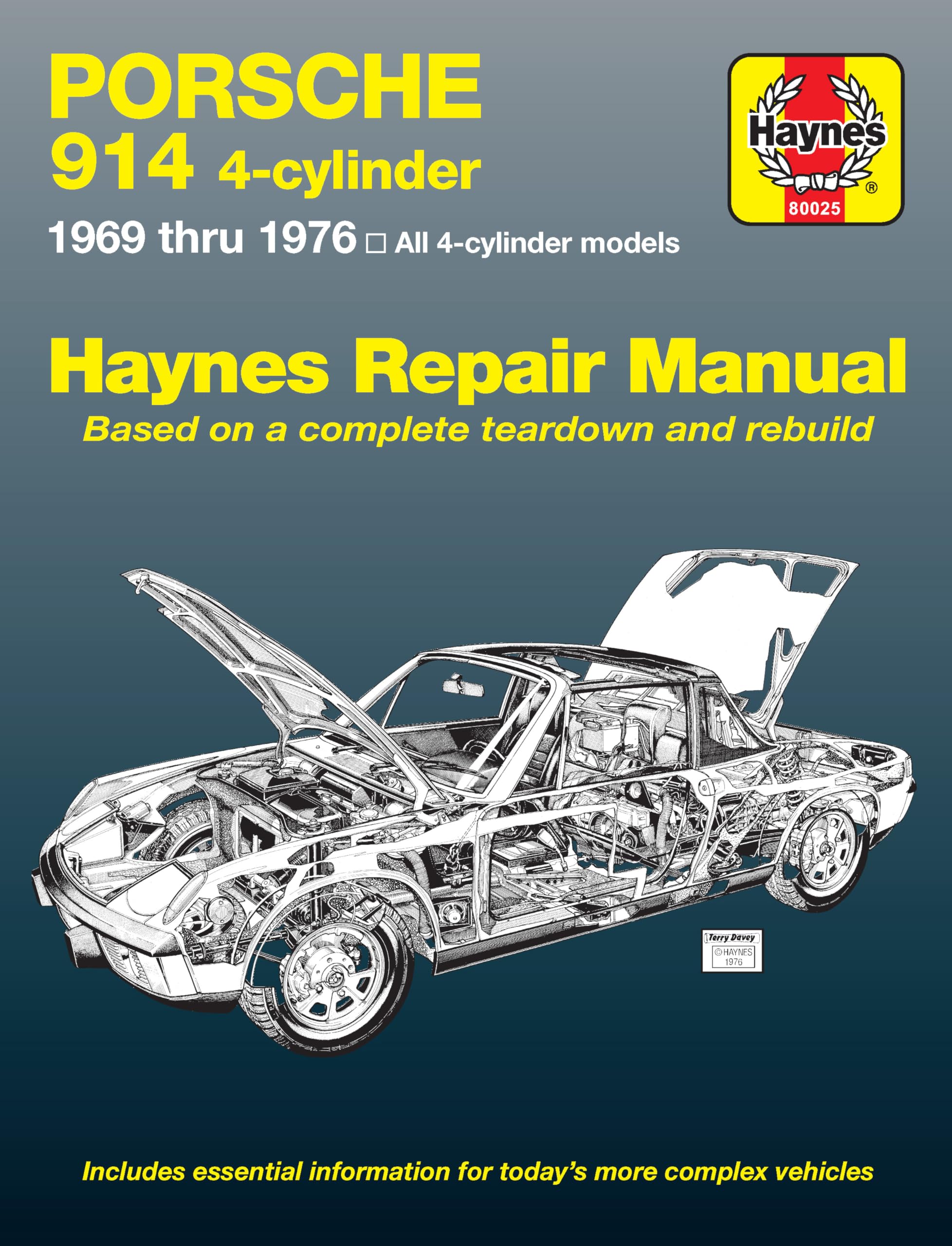 Porsche 914 4-cylinder (1969-1976) Haynes Repair Manual (USA) (Haynes Manuals)