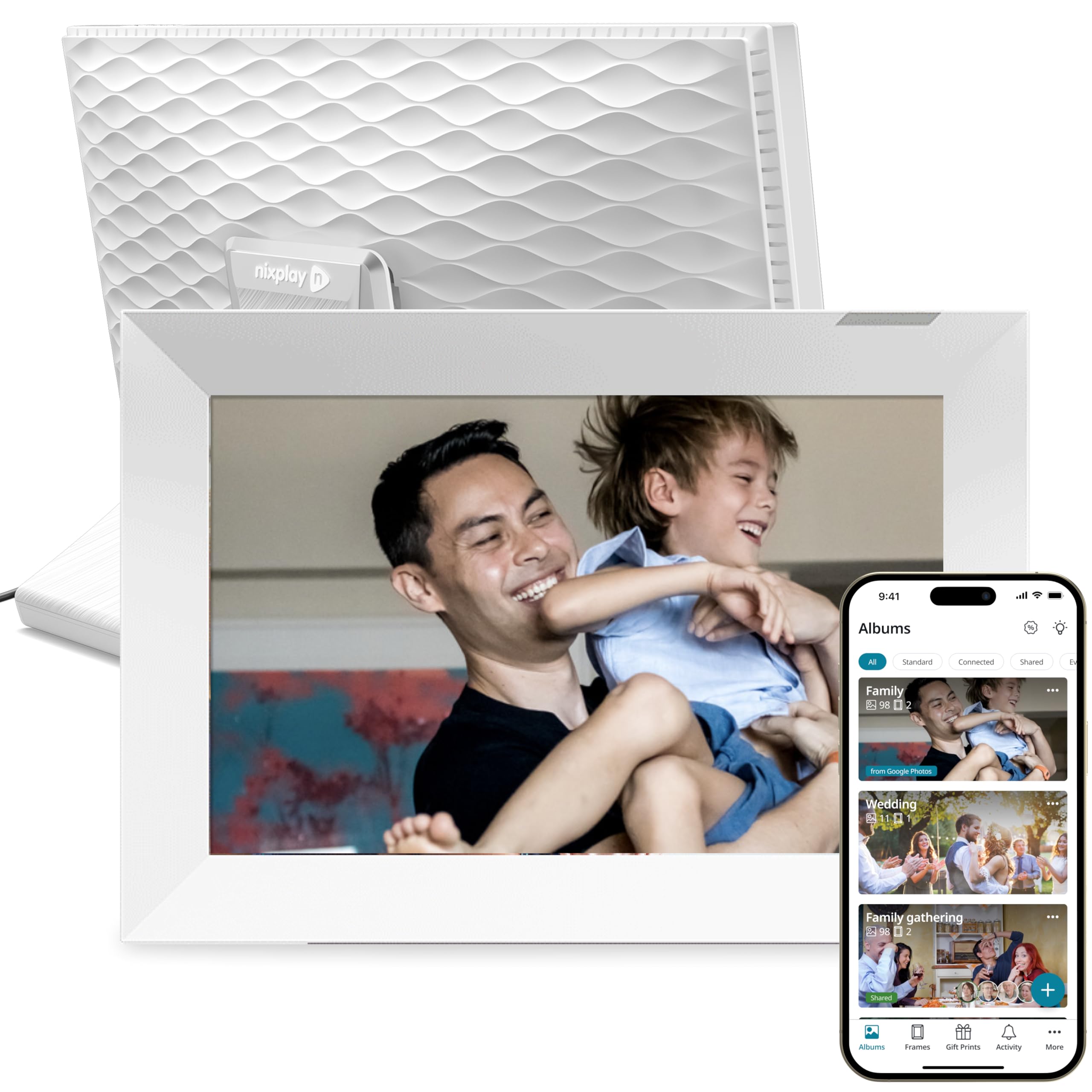 Nixplay 10.1 Inch Smart Digital Photo Frame WiFi Touch Screen