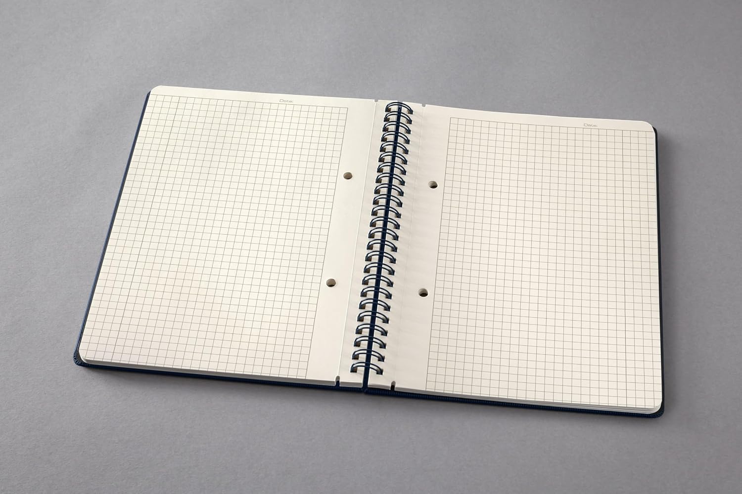 Sigel Conceptum CO826 Spiral Pad Plain Checked A5 Dark Blue Hardcover 160 Seiten PEFC Certified      Accessory
