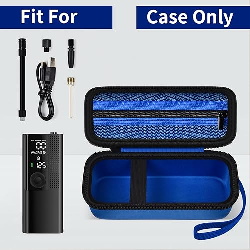 Miniatura 2 de Funda compatible con bomba de aire portátil, compresor de aire de 120 PSI, bolsa de almacenamiento para inflador de neumáticos de automóvil para