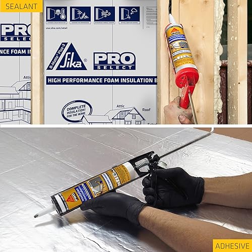 Vista 10 de Sika Sellador y adhesivo de aislamiento flexible, color blanco