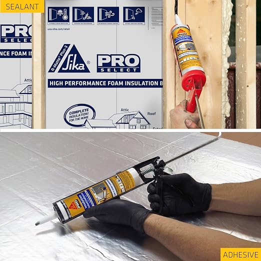 Sika Sikaflex Insulation Sealant & Adhesive, Dark Bronze, 9 fl. oz. cartucho miniatura 5