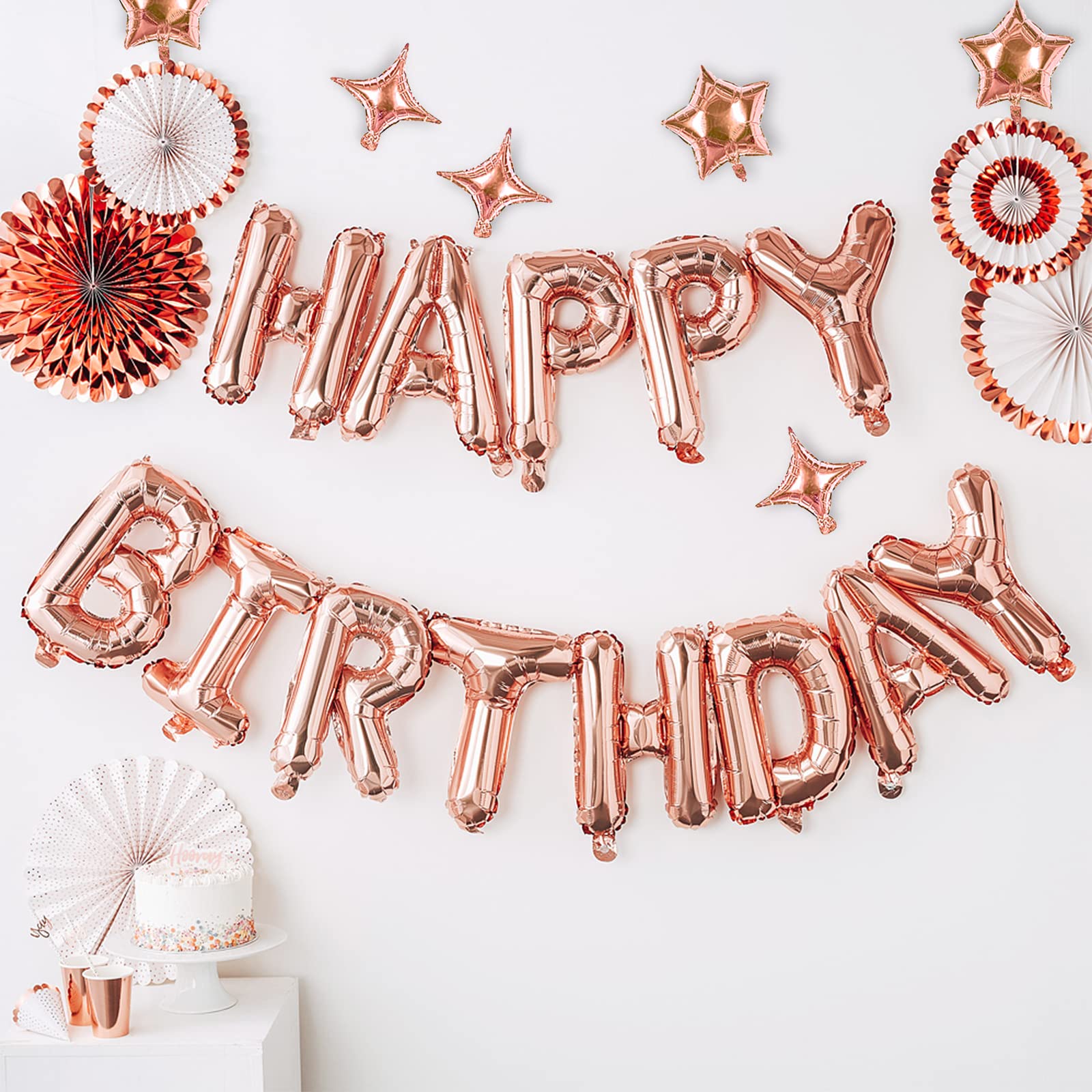 Striscione per palloncini con scritta in 3D rosa, lettere in pellicola di Mylar, decorazione gonfiabile per feste e eventi, per bambini e adulti, riutilizzabile, ecologico, divertente