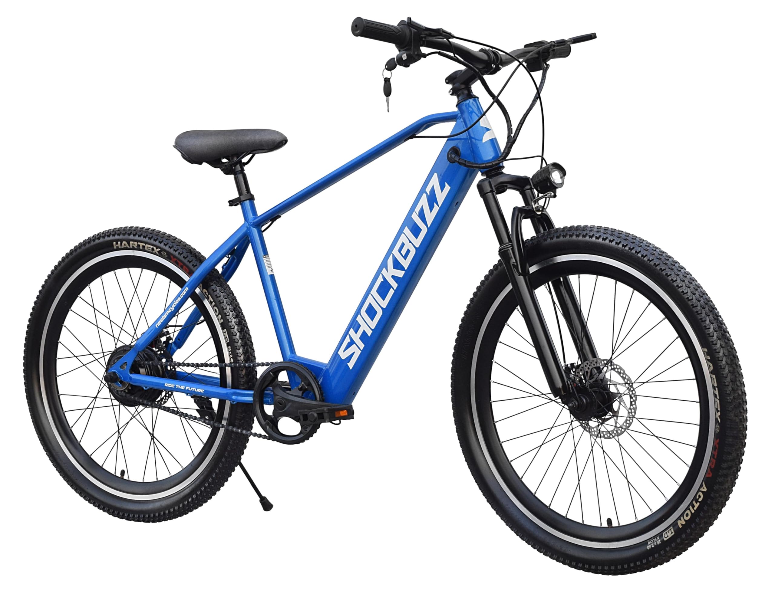 Neelam VETON Unisex Electric Bicycle T-26 High Tensile Steel Frame| Disk Brake|INBUILT Battery 36V-250W | 7.8 AH| Suspension Fork | LED Display | Saddle with Memory Foam Color- Confetti Black-image-20